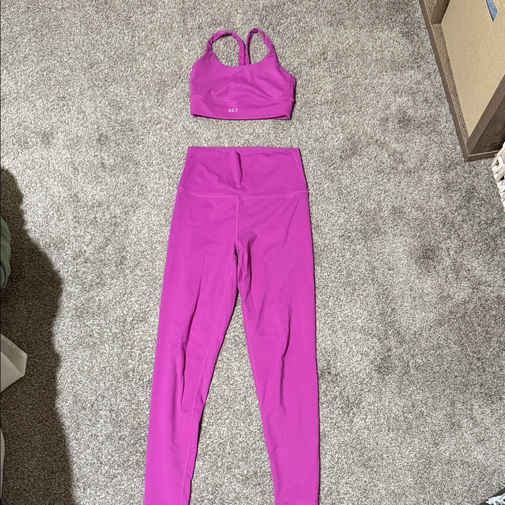 SET Active Vibrant Pink Workout Set